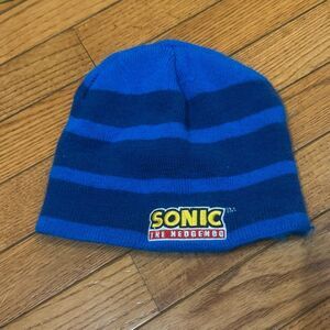 Sonic the Hedgehog blue youth beanie hat